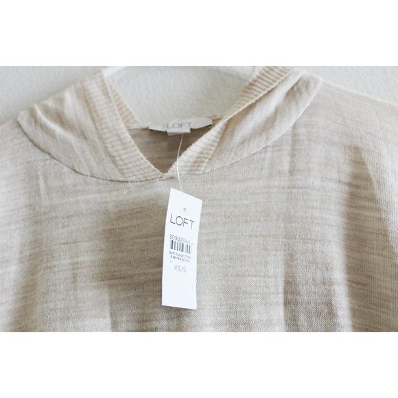 NWT LOFT Hoodie Poncho - Picture 5 of 6